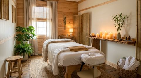Illustration of Leslie Huffman, Licensed Massage Therapist, massage spa in Danville, VA